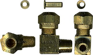 CONEXION FRENOS DE AIRE PARA TUBO DE NAILON CODO MACHO (4469F) ØE DE TUBO: 3/8 R. DE TUBO: 1/4