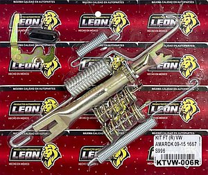 KIT FRENO TAMBOR (R) VW AMAROK 09-15 1667 S996 (2H0698545A) KT006R