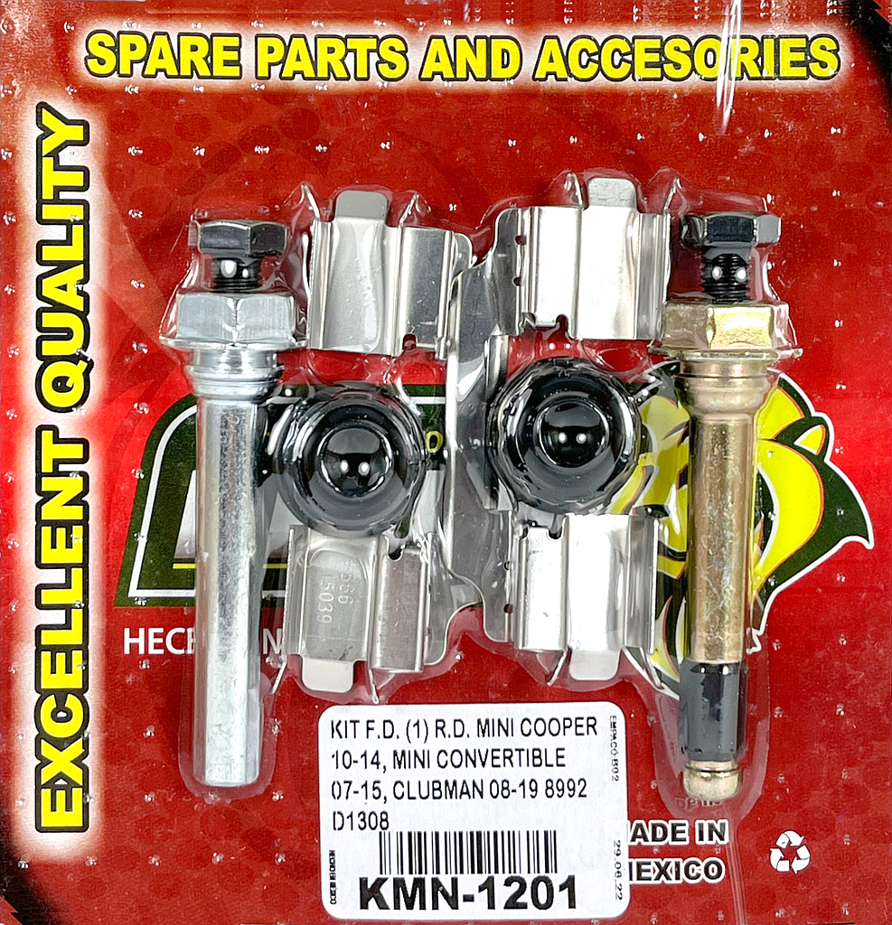 KIT F.D. (1) R.D. MINI COOPER 10-14, MINI CONVERTIBLE 07-15, CLUBMAN 08-19 8992 D1308 KC1201