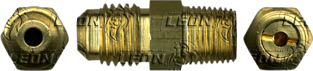 CONEXION ABOC. 45° SAE NIPLE CHECK (43F) ØE DE TUBO: 5/16 R. DE TUBO: 1/8