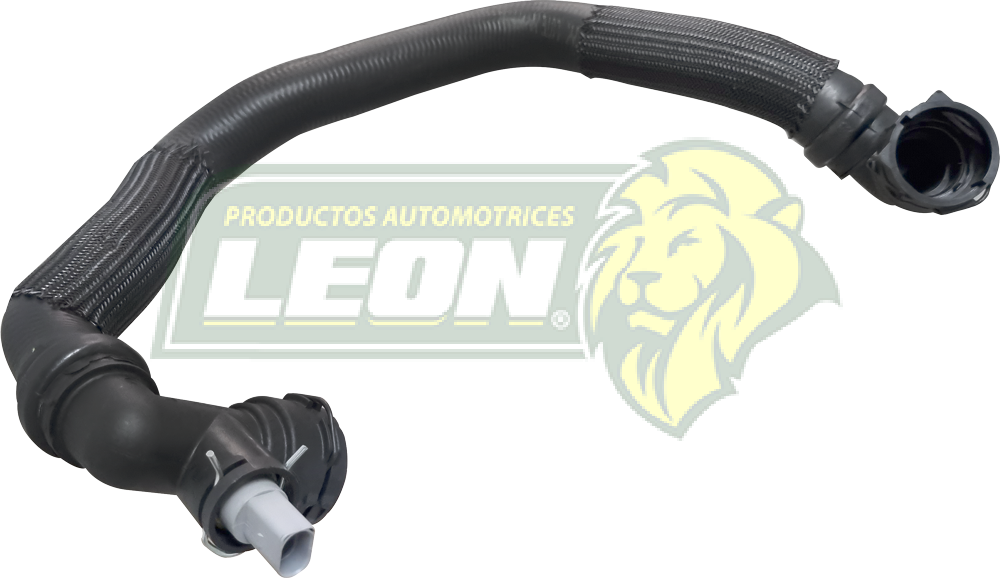 MANGUERA RAD. INF. VW BEETLE L4 1.8L 14-17, 2.0L 13-19, JETTA A6 1.8L 14-18, 2.0L 14-18, PASSAT 1.8L 14-17, 2.0L 18-21 C/BULBO (67292, 51644, 5C0122051N) ALTO: 30 cm, LARGO: 40 cm