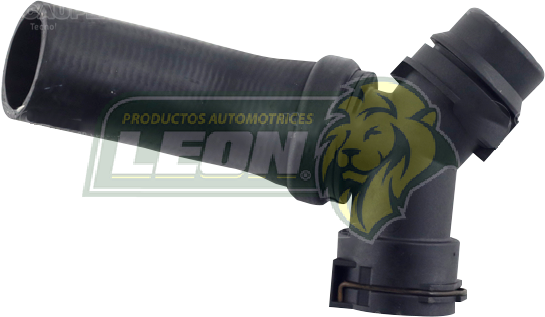 MANGUERA REFRIGERACION TERMOSTATO MATOR FORD F-150 V8 5.0L 11-21, LOBO 5.0L 13-20, MUSTANG 5.0L 11-21 (24857, BR3Z8566A, BR3Z8566B, DR3Z8566A, DR3Z8566B) ALTO: 15 cm, LARGO: 20 cm, ØI: 35 mm