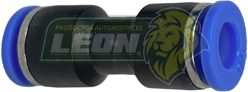 CONECTOR o CONEXIÓN RAPIDA P/MANGUERA TUBING o POLIFLO NAILON RECTO 1/4