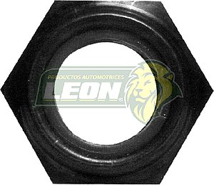 TUERCA PIÑON DINA 531 INSERTO NAILON 1” 1/8-18H. LL. 1” 5/8 (T-24, 09-120)