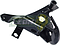 SOPORTE MOTOR VW GOLF A2 1.8L 88-92, JETTA A2 1.8L 88-92 FRONTAL “CONSOLA ó BASE” BRUCK
