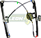 ELEVADOR MANUAL VW  GOLF A3 1.8, 2.0L 93-99, JETTA A3 1.8, 2.0L 93-99 (L) DELANTERO