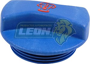TAPON DEPOSITO ANTICONGELANTE VW GOLF, JETTA A4, NEW BEETLE, POLO, PASSAT 97-04, CROSSFOX 05-08, SPORTWAGEN, AUDI A3 97-03, A4 95-01, A6 98-01 (ENTRADA MEDIANA) 20 Lbs. 1.5 Bar. 140 Kpa. BRUCK