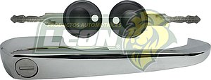 MANIJA EXTERIOR PUERTA DELANTERA VW COMBI 1.6L 89-01, 1.8L 74-89 T2 T2A C/LLAVE CROMO ELLEN BRASIL