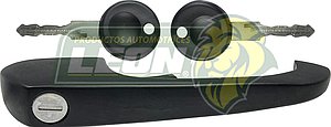 MANIJA EXTERIOR PUERTA DELANTERA VW COMBI 1.6L 74-89, 1.8L 89-01 T2 T2A C/LLAVE NEGRO ELLEN BRASIL (211837205N)