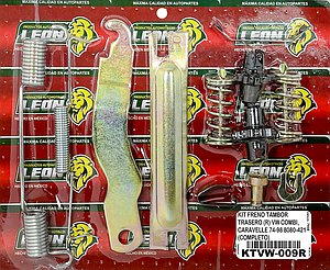 KIT FRENO TAMBOR TRASERO (R) VW COMBI, CARAVELLE 74-98 8080-421 (COMPLETO)