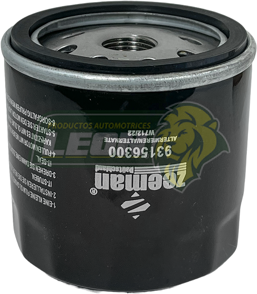 FILTRO ACEITE G.M. CHEVY 94-12 1.4, 1.6L, AVEO 04-14 1.6L, CORSA 02-08 1.8L 02-03 1.4L, TORNADO 04-12 1.8L, ASTRA 02-06 2.0L, CAVALIER 95-05 2.2L, CAVALIER Z24 90-94 V6 3.1L, OPTRA 07-10 2.0L “CORTO” (ML-1000, GP-46M OF-3387) ROSCA 18x1.5 mm (HT-3387)