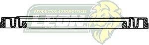 CUBREPOLVO P/PISTON DODGE 1500 SERIES 05-06 ØE: 2.580”, ØI:1.660”