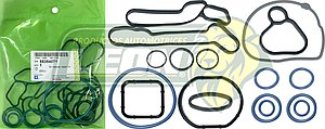 JUNTAS ENFRIADOR DE ACEITE G.M. AVEO, CRUZE, TRAX, SONIC, PONTIAC MATIZ, G3 1.6, 1.8L (KIT COMPLETO T/O 16 pzas.)