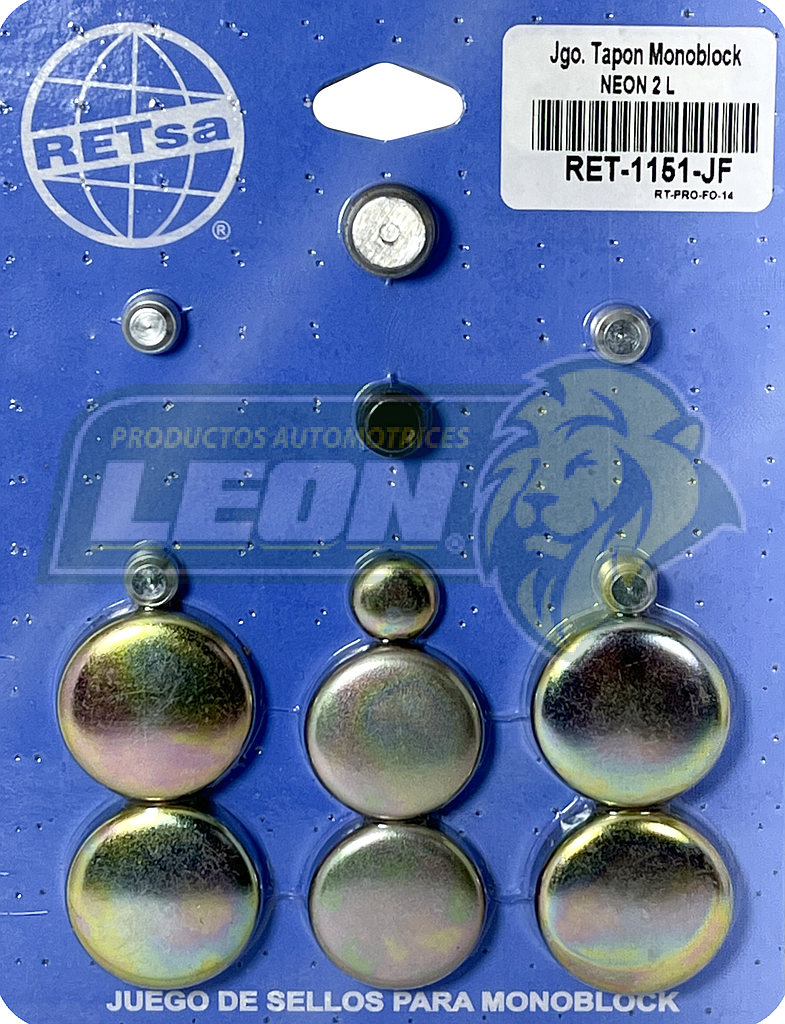 JUEGO SELLO MONOBLOCK DODGE NEON 2.0L FIERRO