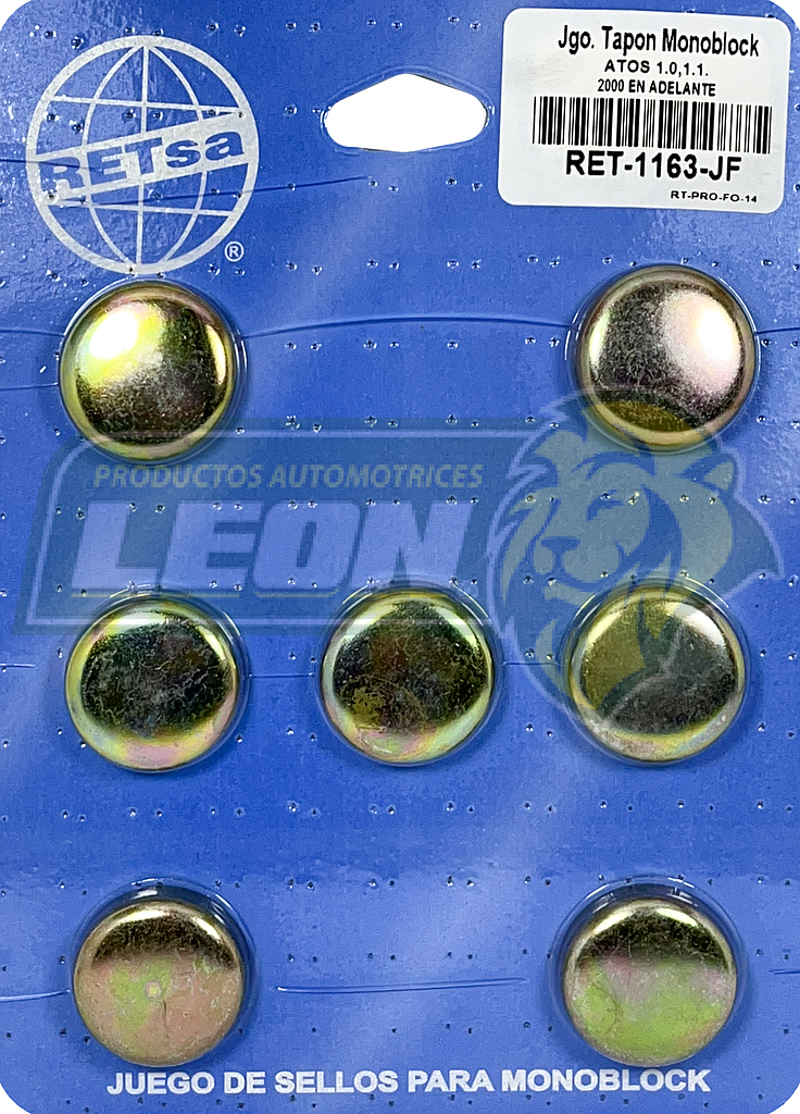 JUEGO SELLO MONOBLOCK DODGE ATOS 1.0, 1.1L 2000 EN ADELANTE FIERRO