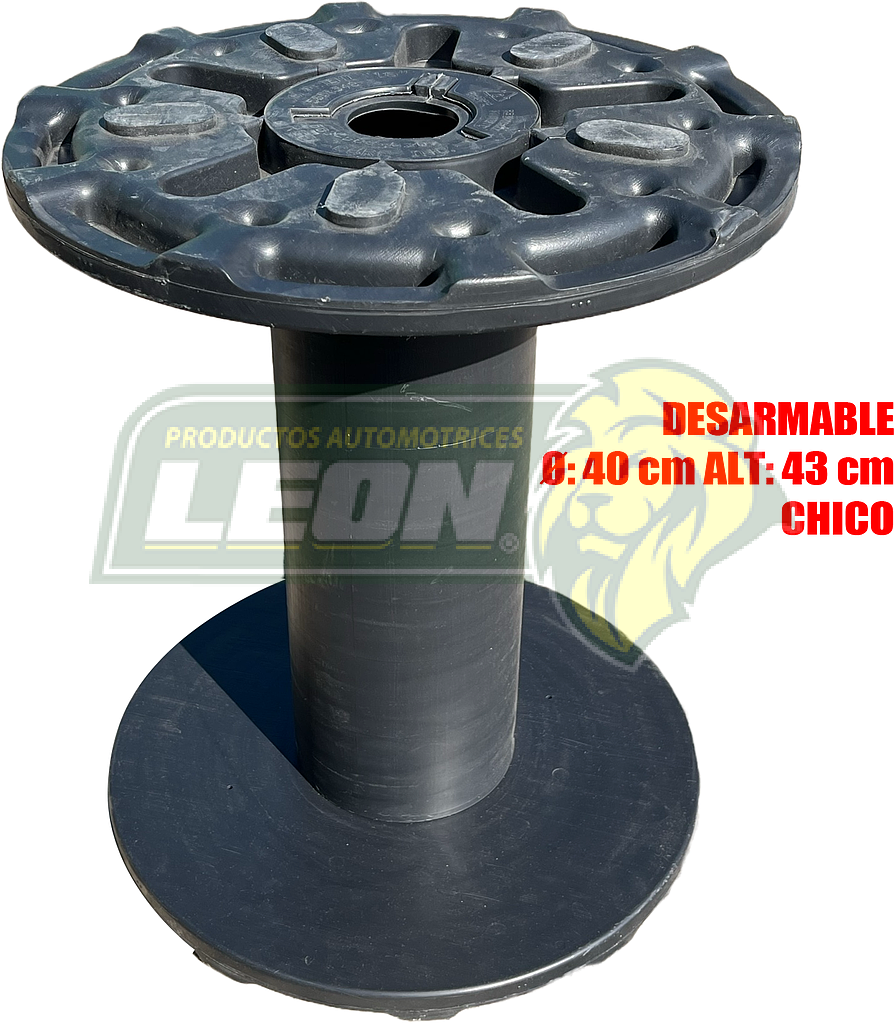 CARRETE PLASTICO P/MANGUERA Ø: 40 cm ALT: 43 cm CHICO (RECICLADO)