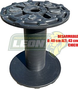 CARRETE PLASTICO P/MANGUERA Ø: 40 cm ALT: 43 cm CHICO (RECICLADO)