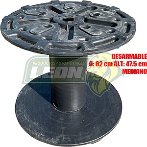 CARRETE PLASTICO P/MANGUERA Ø: 62 cm ALT: 47.5 cm MEDIANO (RECICLADO)