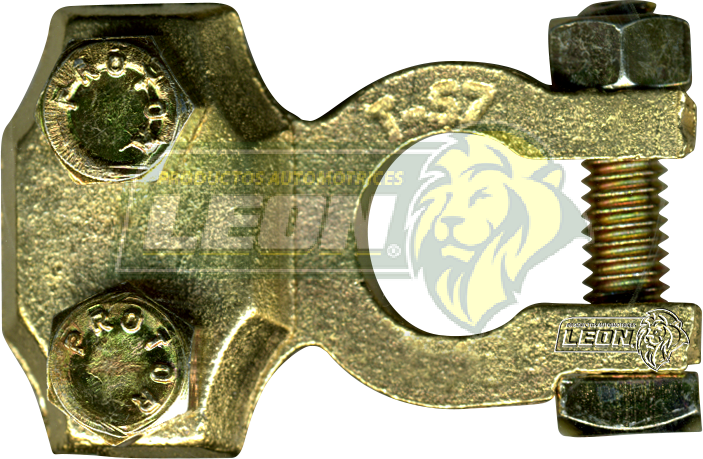 TERMINAL BATERIA PLACA GRANDE SERVICIO PESADO DE BRONCE