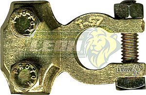TERMINAL BATERIA PLACA GRANDE SERVICIO PESADO DE BRONCE (T-57L)