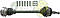 FLECHA HOMOCINETICA VW EUROVAN T4 01-04 1.9TDI, T5 05-21 1.9TDI, 2.0TDI TRANSMISION ESTANDAR DELANTERA IZQUIERDA (COMPLETA CORTA 656 mm)