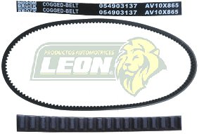 BANDA DENTADA ALTERNADOR VW JETTA A2 88-92 1.8L, GOLF A2 88-92 1.8L S-A/A 10x865  C-D/H BRUCK