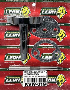 KIT DE BRIDA CON JUNTAS Y (LAPIZ LARGO 10.75 cm) BOMBA GASOLINA VW. M.1500, 1200 SEDAN, COMBI