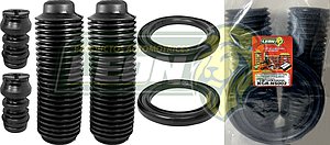 KIT PARA AMORTIGUADOR NISSAN TSURU III 92-17 TRASERO LARGO (AUMENTO + CUBREPOLVO + REBOTE)