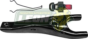 HORQUILLA CLUTCH NISSAN AUTOS 74-83, PK-UP A10, 720, D21, D22 97-15, URVAN 2.4, 2.5, 3.0L 00-15, D22 08-14 (INCLUYE SEGURO Y BOLA DE CLUTCH CEMENTADA)