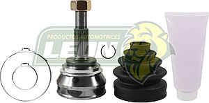 ESPIGA HOMOCINETICA NISSAN TSURU III 01-05, SENTRA B14 96-00 (ASTRIADO FINO) EXT.25 INT.32 mm SIN ABS “KIT” 326905 D77