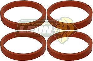 LIGAS o JUNTAS  MULTIPLE ADMISION VW POLO, LUPO, SPORTVAN 1.6L 8V, CROSSFOX 03-08 (JLW-040) (JGO. c/4 pzas.)