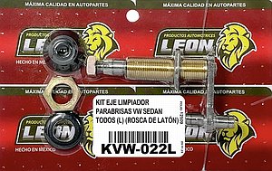 KIT EJE LIMPIADOR PARABRISAS VW SEDAN TODOS (L) (ROSCA DE LATÓN)
