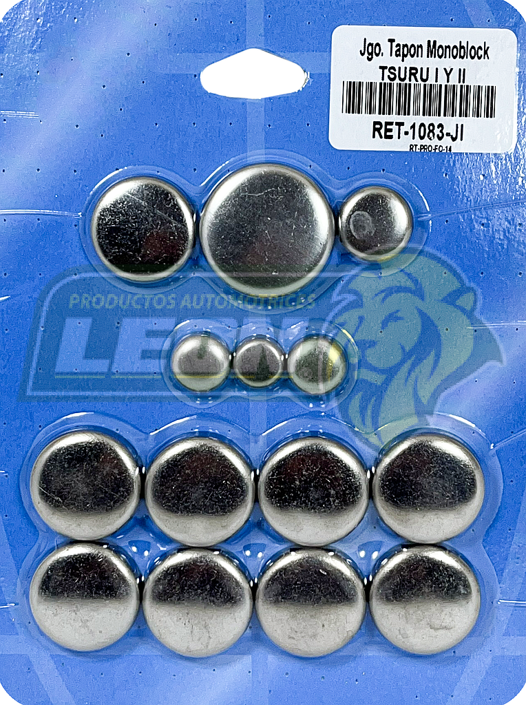 JUEGO SELLO MONOBLOCK TSURU I, II (ACERO INOXIDABLE)