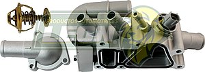 TOMA AGUA FORD FIESTA, IKON, KA, COURIER 4C. 1.4, 1.6L (INC. HOUSING, 2 CODOS, JUNTAS, SENSOR, TERMOSTATO) (ALUMINIO)