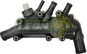 TOMA AGUA FORD FIESTA, IKON, KA, COURIER 4C. 1.4, 1.6L (INC. HOUSING, 1 CODO, JUNTAS, SENSOR, TERMOSTATO) (PLASTICA)