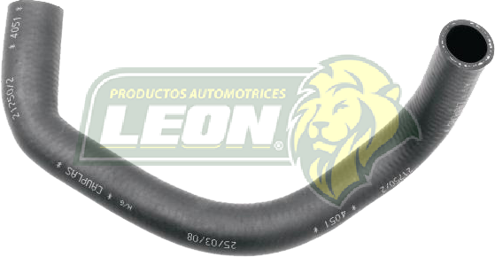 MANGUERA RAD. INF. FORD FIESTA 1.3L 94-96 “ORIGEN ESPAÑOL” (6895397, 89FB8286AD) ALTO: 15 cm, LARGO: 30 cm, ØI: 25 mm, ØE: 32 mm