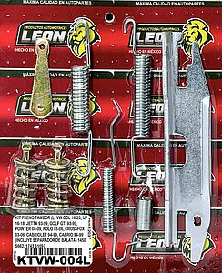 KIT FRENO TAMBOR (L) VW GOL 16-20, UP 16-18, JETTA 93-99, GOLF GTI 93-99, POINTER 00-09, POLO 03-06, CROSSFOX 03-06, CABRIOLET 94-99, CABRIO 94-99 (INCLUYE SEPARADOR DE BALATA) 1450 S662, 1743 S1097 (KT004L)