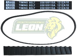 BANDA DISTRIBUCION VW ATLANTIC 81-87 1.7, 1.8L, CARIBE 77-87 1.6, 1.8L, JETTA A2 88-92 1.8L, GOLF A2 88-92 1.8l, JETTA A3 93-99 1.8L, GOLF A3 93-99 1.8L, POINTER 98-10 1.8L (121x180-T260)