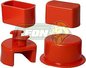 CUENCA PARA BATEA DODGE RAM 1500 96-01 (JGO. c/4 pzas.) NARANJA