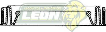CUBREPOLVO P/PISTON DODGE SPRINTER 03-06, FREIGHTLINER SPRINTER 2500 02-06 ØE: 2.192”, ØI: 1.400” R.D. Y R.T.