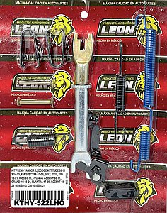 KIT FRENO TAMBOR (L) DODGE ATTITUDE 08-11 Y 14-15, KIA SPECTRA 07-09, SOUL 2010, RIO 18-21, RIO5 06-11, HYUNDAI ACCENT 08-11, GRAND i10 15-21, ELANTRA 17-20, ACCENT 19-21 1616 S910, OW1616 S1021