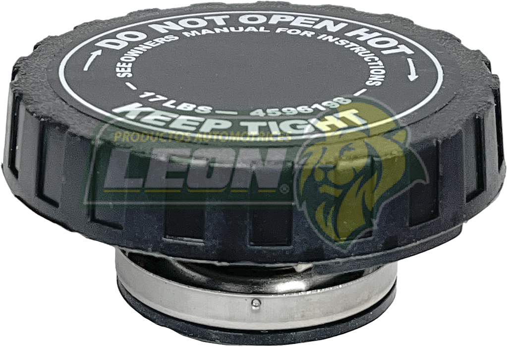 TAPON PARA DEPOSITO ANTICONGELANTE DODGE Y CHRYSLER INTREPID, CONCORDE 6C. 3.3, 3.5L 93-97, VOYAGER, NEON, VIPER 92-18, RAM, STRATUS, CIRRUS, TOWN & COUNTRY, SEBRING, CRUISER, G.M. BLAZER, JIMMY 4C. 2.2L 94-02, CADILLAC DEVILLE 00-05, PONTIAC BONEVILLE 04-05, JEEP GRAND CHEROKEE, LIBERTY (04596198, APLICA PARA DEPOSITO (4596198, 6603295) 17 Lbs. QUEZADA