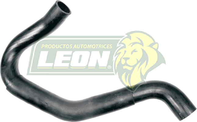 MANGUERA (521174) RAD. SUP. FORD BRONCO 5.8L 85-87, F-150 5.0L 85-86,F-150 5.8L 85-87,  F-200 5.0L 1986, F-250 5.0L 85-86,  F-250 5.8L 85-87, F-350 5.0L 85-86, F-350 5.8L 85-87 (61368, 71283, 21512, E5TA8B274LA, E5TA8B274LC, E5TZ8260B, E5TZ8260F, E6HA8B274CB, E6TA8B274KA, E6TZ8260D) ALTO: 30 cm, LARGO: 48 cm, ØI: 37 mm, ØE: 42 mm