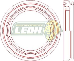 CUBREPOLVO P/PISTON GMC SIERRA 1500 19-22, SILVERADO 19-22 R.T. ØE: 2.41”, ØI: 1.60”, TIPO: