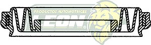 CUBREPOLVO P/PISTON NISSAN ALTIMA 07-21, MAXIMA 09-22, SENTRA 07-19, JUKE 11-17, ROGUE 08-15 R.T. ØE: 1.920”, ØI: 0.900”, TIPO: