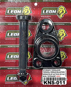 KIT DE BRAZO Y TORNILLO DE TORSION “ESTRIADOS” o TORQUE DELANTERO NISSAN PK-UP 4x2 79-08, D21 4x2 86-94, 4x4