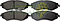 BALATA F.D. R.D. G.M. AVEO 1.6L 04-11, SPARK 1.2L 11-20, OPTRA 2.0L 06-10, PONTIAC G3 06-10 1.6L 17.5 mm “DISCO VENTILADO” (SEMIMETALICA) BRUCK