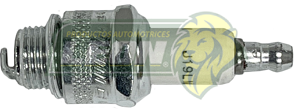 BUJIA AUTOS, PODADORAS DE PASTO, DESBROZADORAS, GÜIROS ROSCA 14x1.25 mm LL. 13/16 CAL. 0.030” (0.75 mm)