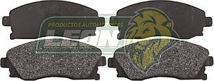 BALATA FRENO G.M. CORSA 1.8L 02-09, TORNADO 1.8L 03-10, 17 mm (DELANTERA) (SEMIMETALICA)