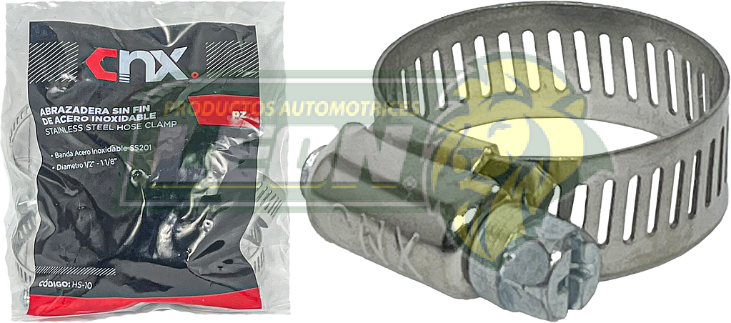 ABRAZADERA SINFIN BANDA 8 mm 1/2-7/8 CNX